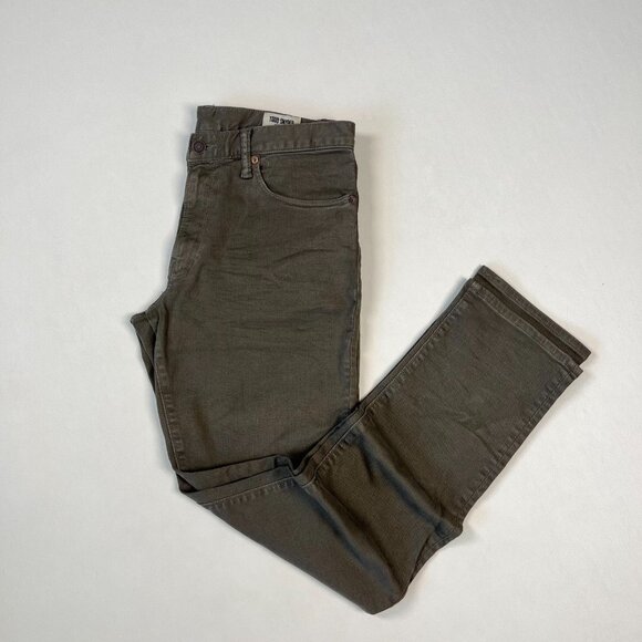 NWT Todd Snyder SLIM FIT 5-POCKET CHINO Denim Jeans Mens 32x32 MOSS - Picture 6 of 13
